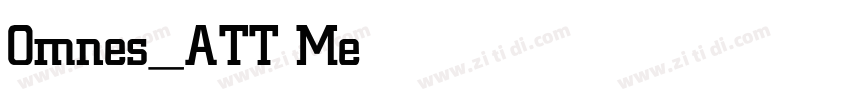 Omnes_ATT Medium字体转换 Omnes_ATT Medium字体转换